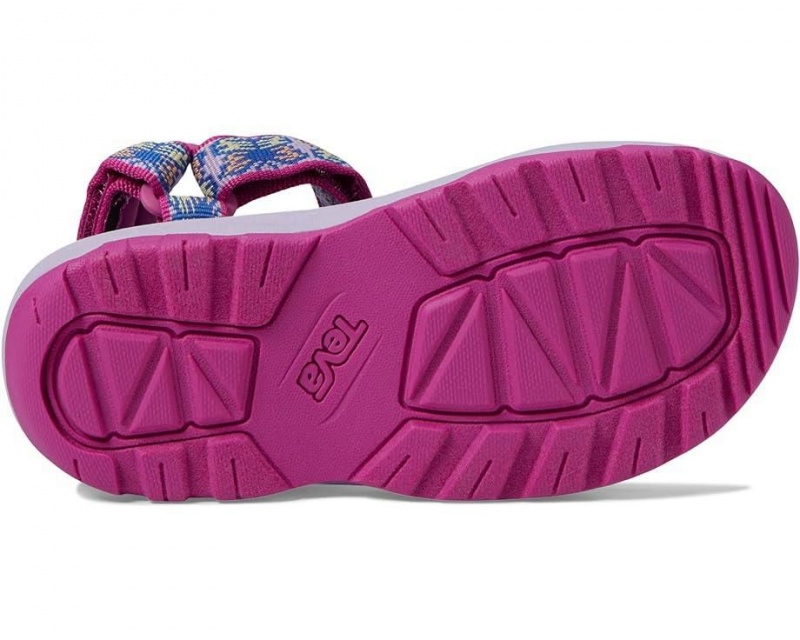 Purple Teva Hurricane Xlt2 Kids' Sandals | 27498-BWKS