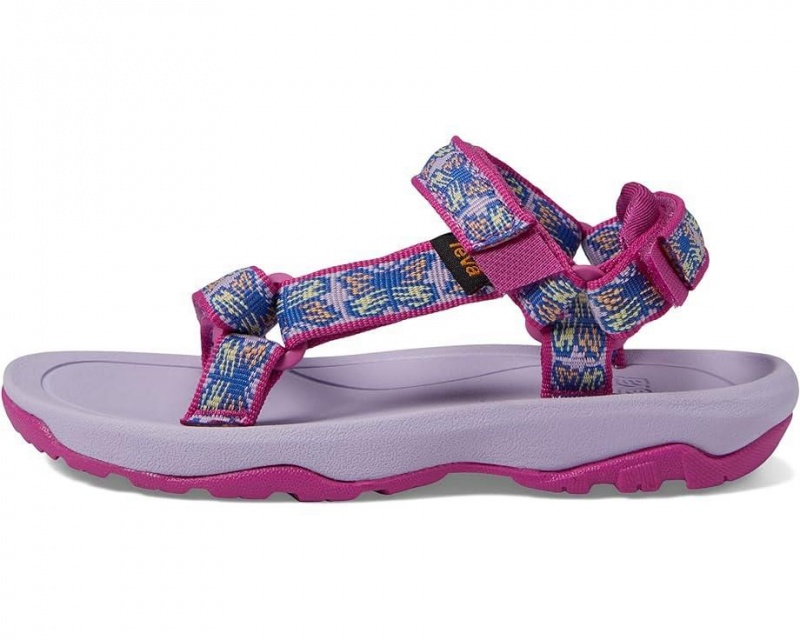 Purple Teva Hurricane Xlt2 Kids' Sandals | 27498-BWKS