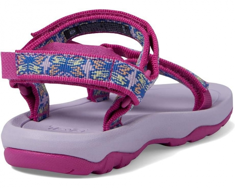 Purple Teva Hurricane Xlt2 Kids' Sandals | 27498-BWKS