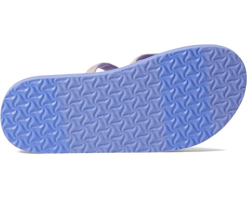 Purple Teva Olowahu Kids' Sandals | 98254-RPEN