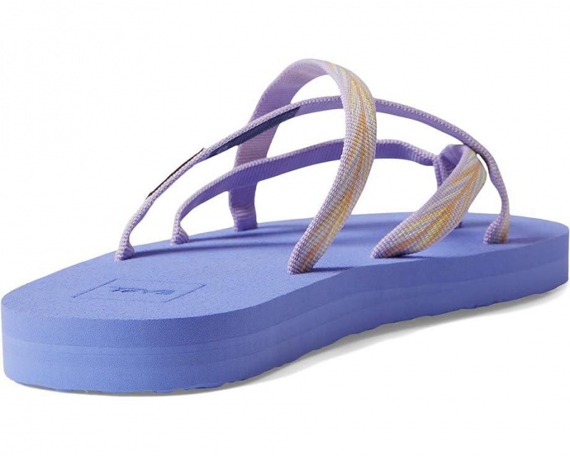 Purple Teva Olowahu Kids' Sandals | 98254-RPEN