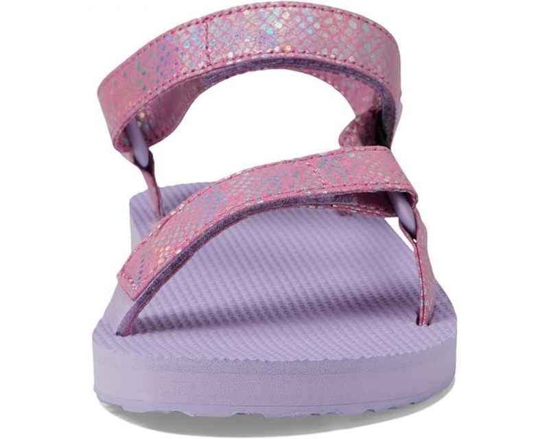 Purple Teva Original Universal Sparklie Kids' Sandals | 17204-MFZT