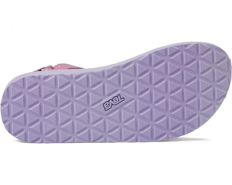 Purple Teva Original Universal Sparklie Kids' Sandals | 17204-MFZT