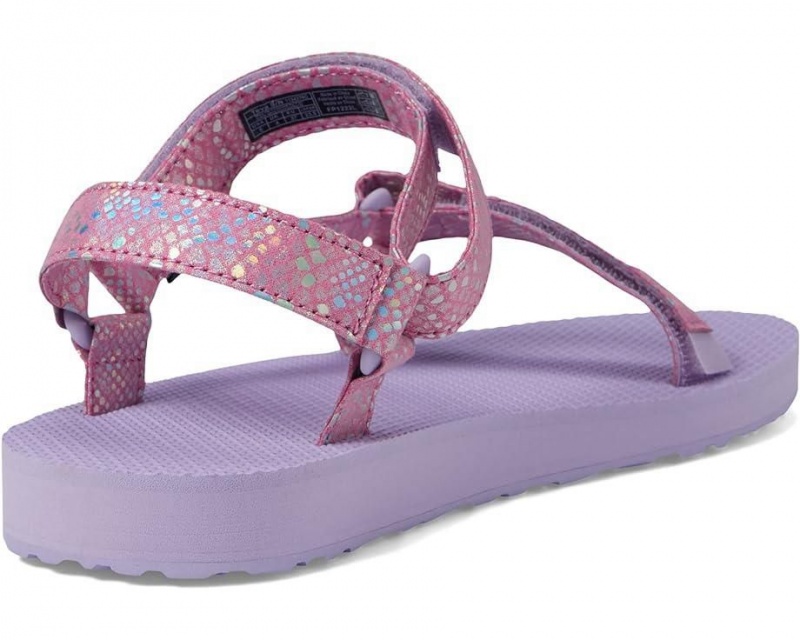 Purple Teva Original Universal Sparklie Kids' Sandals | 17204-MFZT