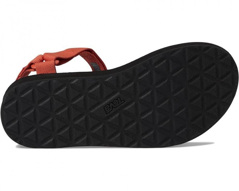 Red Teva Flatform Universal Women's Sandals | 54716-CIQR