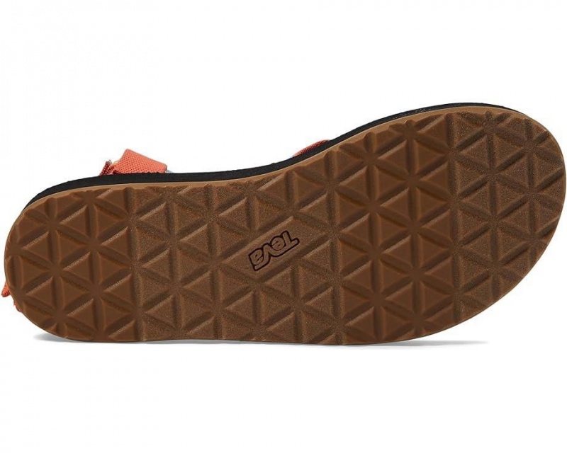 Red Teva Original Revivew Women's Sandals | 90563-PWED