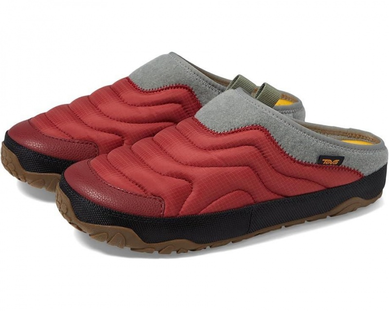 Red Teva Reember Terrain Men\'s Slippers | 79023-YZGX