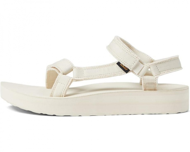 White Teva Midform Universal Canvas Women's Sandals | 46271-MOTN