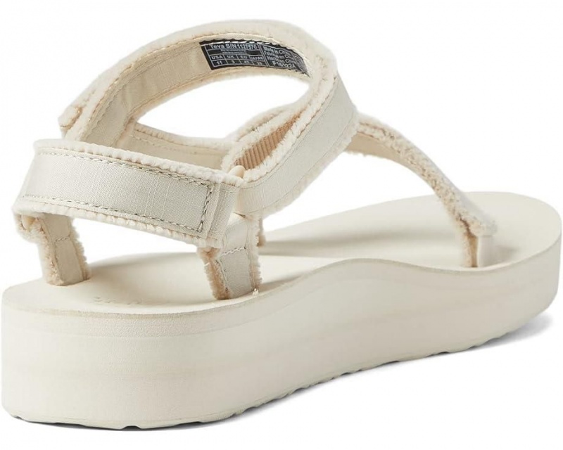 White Teva Midform Universal Canvas Women's Sandals | 46271-MOTN