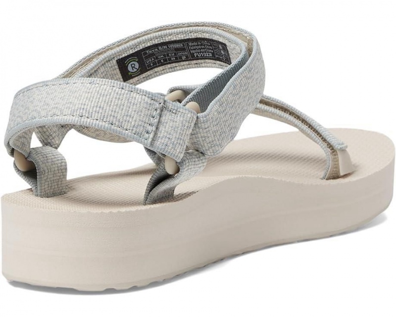 White Teva Midform Universal Women's Sandals | 98035-CVAY