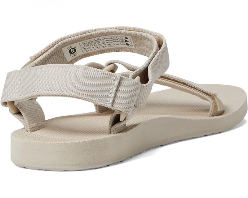 White Teva Original Universal Men's Sandals | 52314-WAZD