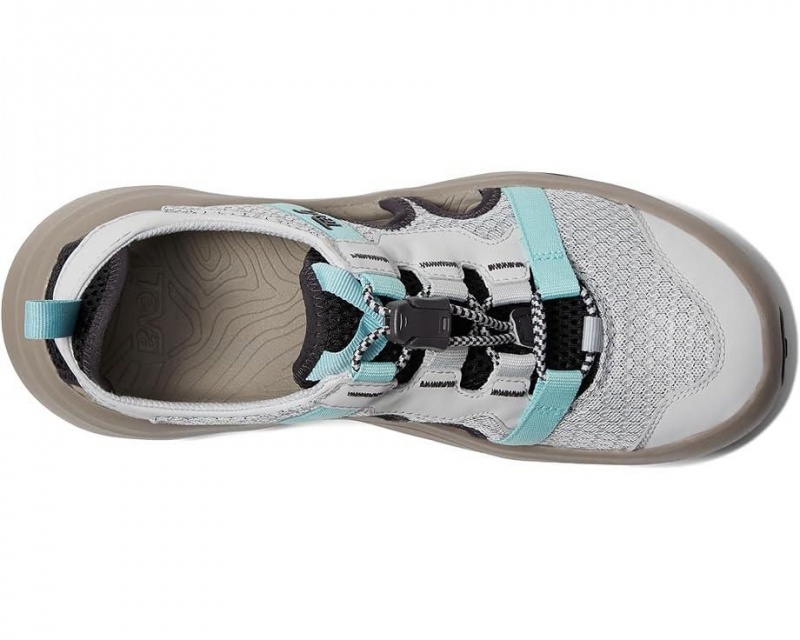 White Teva Outflow Ct Women's Sandals | 92745-ZJKR