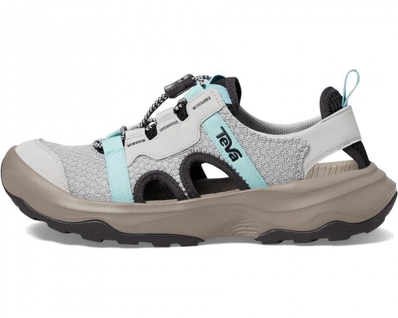 White Teva Outflow Ct Women's Sandals | 92745-ZJKR