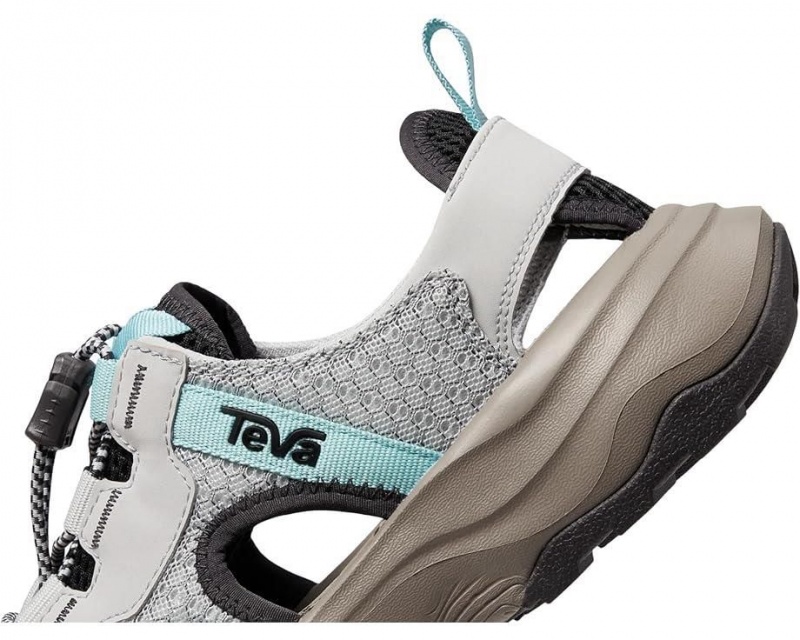 White Teva Outflow Ct Women's Sandals | 92745-ZJKR