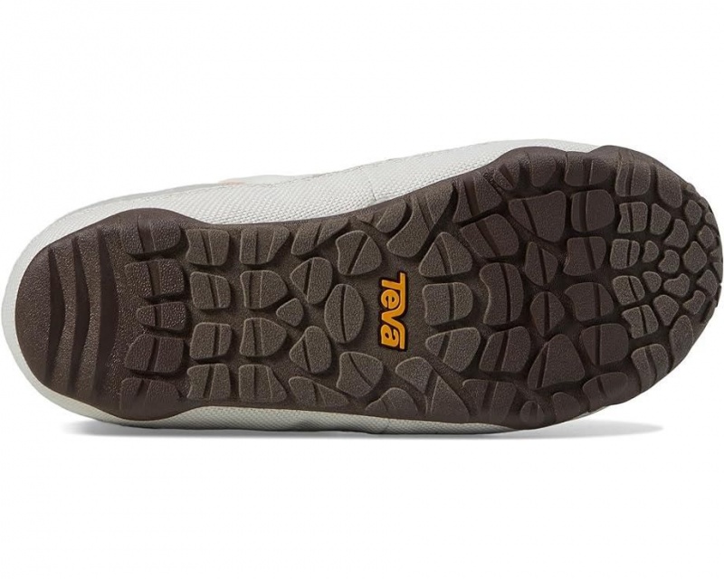 White Teva Reember Terrain Mid Men's Slippers | 57394-MSIK