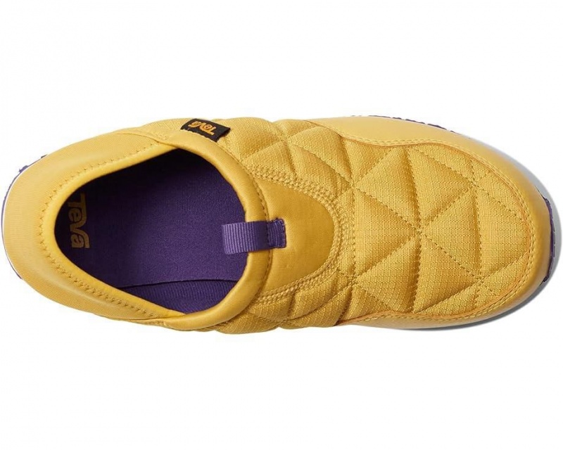 Yellow Teva Reember Kids' Sneakers | 15930-YOCX